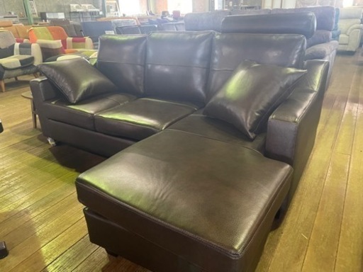本革カウチソファー！左右オッケー！通常10万円