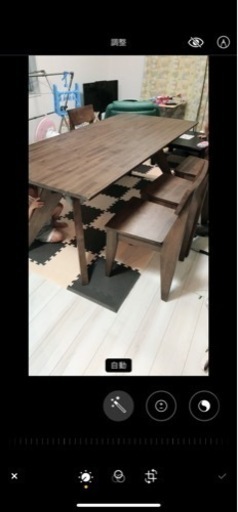 【取引中】値下げ　アカシア　ダイニングセット