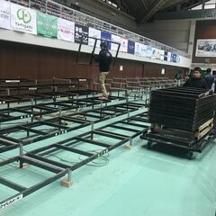 【未経験大歓迎！】プロバスケットボール試合の設営スタッフの画像