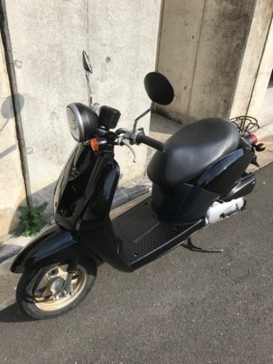 【売約済】タイヤ前 新品！HONDA TODAY AF61 ブラック50cc 美品原付