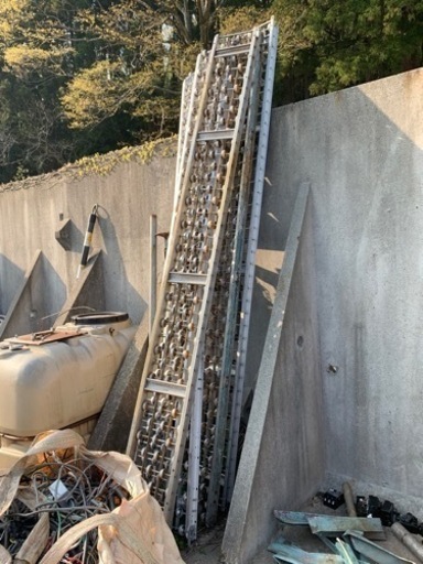 工事用　アルミ　ハシゴ　トーヨーラピスタンコンベヤー　トーヨーコンベヤー