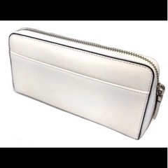 正規品コーチ×ピーナッツ スヌーピー ジップアラウンドウォレット ホワイトの画像