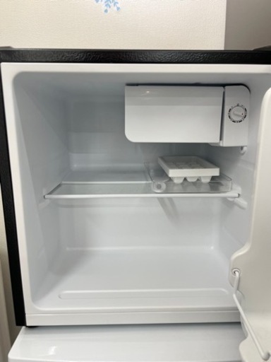 アイリスプラザ 冷蔵庫 46L 1ドア 小型 右開き 幅47cm 木目調 ダークウッド   リサイクルショップ宮崎屋住吉店　22.4.