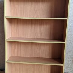 本棚4段 サイズ「横59.6×奥行16.2×高さ91cm」