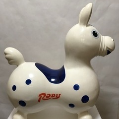 RODY  子供用バランスボール　白×青