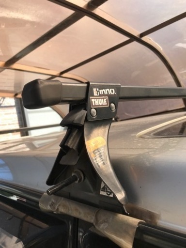 INNO大型ルーフキャリア BR440 リッジトランクワイド美品