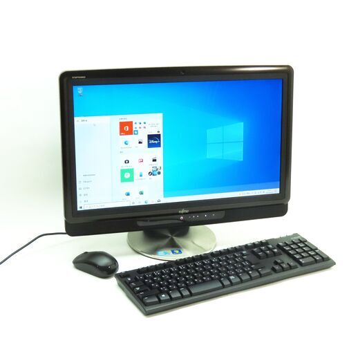 名古屋近郊無料持参！■美品！■動作もサクサク快適です♪(インテルi3+新品SSD搭載)■即！使用可(初心者フォローします！)★ネットもExcel ・Wordもバッチリ！テレワークもOK！富士通の一体型PCです