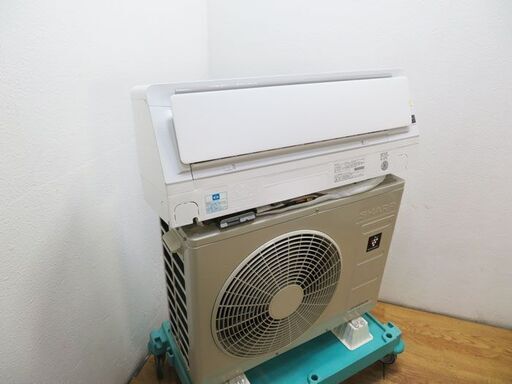 良品 2018年製 SHARP 主に10畳用 2.8kW ルームエアコン AY-H28EE6 プラズマクラスター搭載 (CD01)