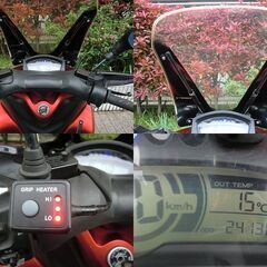 ★普通免許仕様トリシティ125ABS付 ワイドトレッド グリップヒーター ロングスクリーン ナックルバイザー★東京/大田区【下取OK】の画像