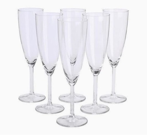 SVALKA シャンパングラス　IKEA ９０個セット