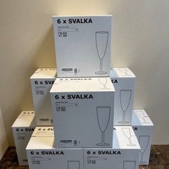 SVALKA シャンパングラス IKEA 90個セット