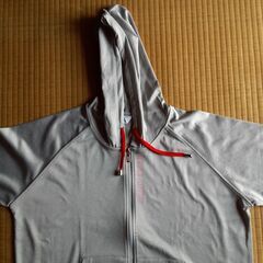 レディース　薄手キティパーカー　４L　薄グレー　　　　中古品の画像