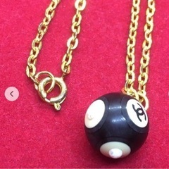 正規品 ヴィンテージ シャネル ボールネックレス アイボリー&ブラック 良品の画像