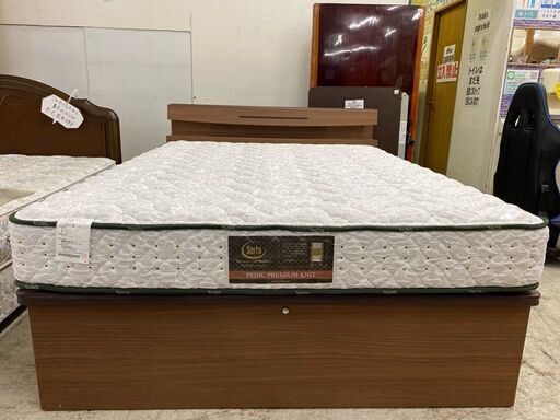 【愛品館 江戸川店】Serta ワイドダブルリフトアップベッド ID:153-018034-007
