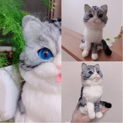 羊毛フェルト猫ちゃん