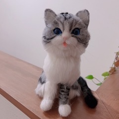 羊毛フェルト猫ちゃんの画像