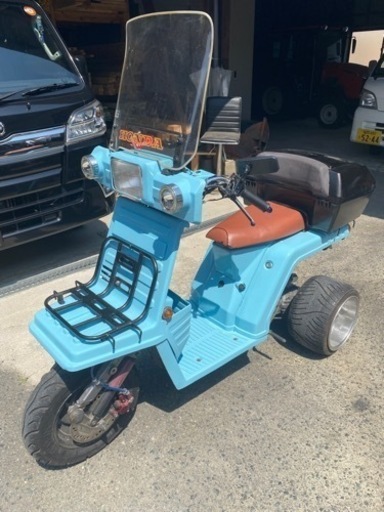 嫁ぎ先は南国鹿児島へ 2スト ジャイロX ミニカー登録車両