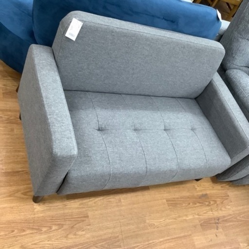2人掛けソファ グレー色売ります！