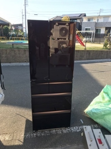 長期延長保証付き【直接引取送料無料】MITSUBISHI  三菱　605L冷蔵庫　MR-WX61Y-BR