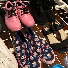 女の子　履物　まとめての画像