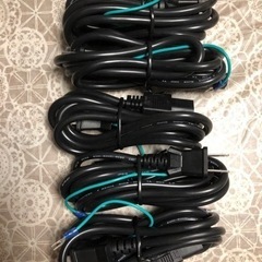 【値下げ】新品未使用　アース付き　電源ケーブルの画像