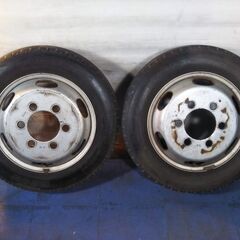 夏 トラック用 2本 ブリヂストンR202【富山 手渡しもOK】TOPY ホイール付き 195/70R16 サマー 195/70/16  中古 16インチ 