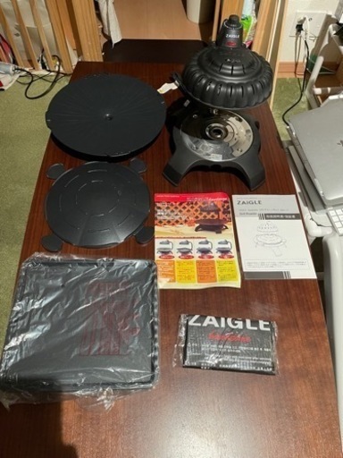 ★美品 ザイグル ハンサム SJ-100 【煙の出ない調理器具】