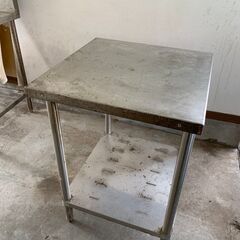 ②ステンレス作業台 業務用 厨房備品