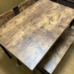 ダイニングテーブルセット0円　取引中の画像