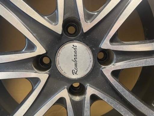 レンブラントアルミホイール17㌅5.5j+45モコワゴンR ekワゴン