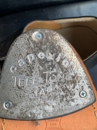 タップシューズ　黒　板二枚