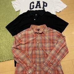 GAP MENS XL パンツ3着＋シャツ3着の画像