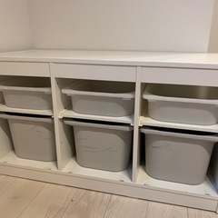 【4/22まで】無料　IKEA収納　イケア　TROFASTの画像