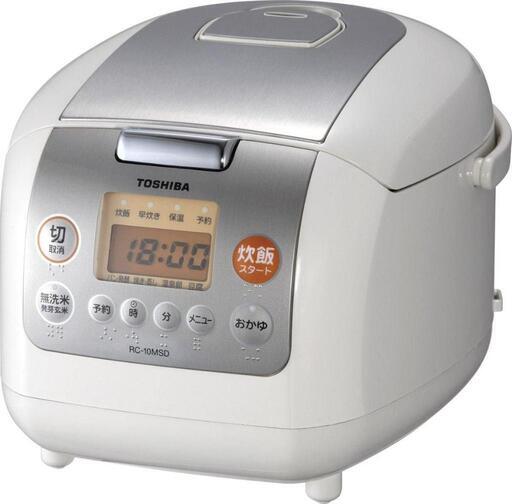 新品未使用未開封　TOSHIBA マイコン保温釜1.0L RC-10MSD(C) ライトベージュ