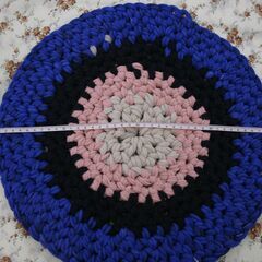 落ち着いた黒系マット　円形　の画像