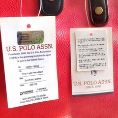 さらに値下げ！U.S POLO ASSN 2WAYトートバッグ・新品未使用品。明るい色で綺麗ですの画像