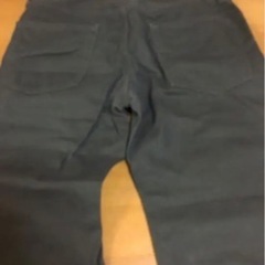 GU　カーキ色デニム ジーンズ パンツ29 Mサイズの画像
