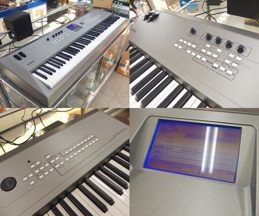 YAMAHA 88鍵盤 ミュージック・シンセサイザー MM8 スタンド・モニタースピーカーセット ☆ 札幌市 北区 屯田 