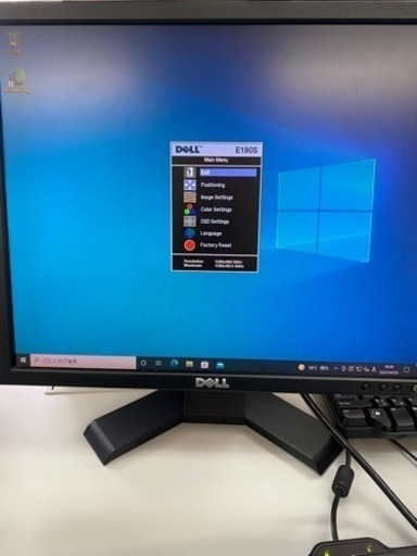 DELL E190S 19インチモニター  （モニター電源は使えません）