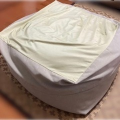 ビーズソファ/ビーズクッション XLサイズ　カバーありの画像