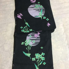 【浴衣単品】黒系))ステキな柄の浴衣︎✿オススメ