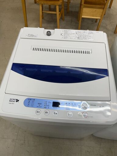 リサイクルショップどりーむ荒田店　No１６４６　洗濯機　ヤマダ電機　５ｋｇ　中古　２０１７年製　動作確認ＯＫ　清掃済