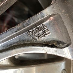 205/40/17ホイールセット4穴7Jの画像