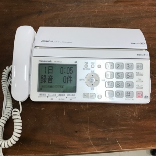 取引場所　南観音　K  2204-503   Panasonic/パナソニック　KX-PW721XLE7   電話機　親機のみ　2017年製