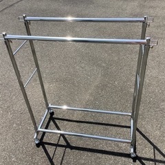 2本ハンガーラック　リサイクルショップ宮崎屋　佐土原店22.4.20Fの画像