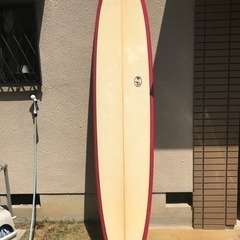 [値下げ商談中］サーフボードロング9.0 FIN＆スタビ＆リーシ...