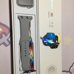 スマートウォッチseries7 シルバーステンレス1.8インチ BT通話ワイヤレス充電の画像