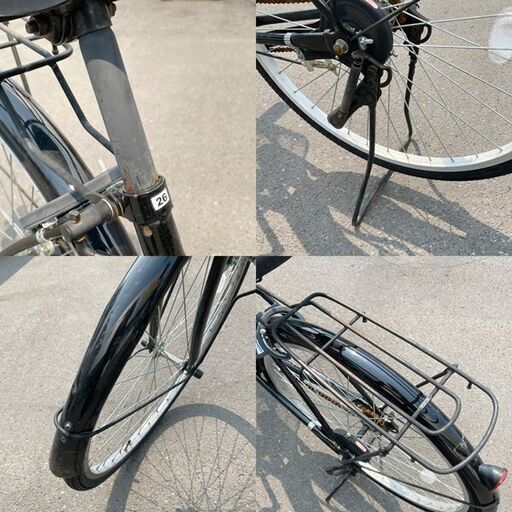 affiche シティーサイクル 26インチ ブラック☆自転車 ママチャリ