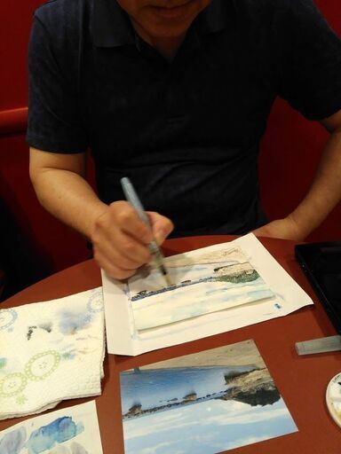 はじめてでも上手にかける水彩風景画 (さとうデザイン) 本厚木の