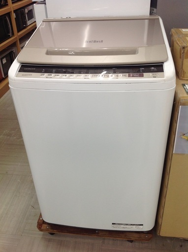 【最短即日配送可能】8.0kg 2019年製 全自動洗濯機 HITACHI【9650013】